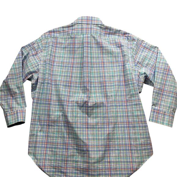 Lauren Ralph Lauren 17 1/2 32/33 Long SLeeve Button Up Button Collar Classic Fit - Picture 7 of 7